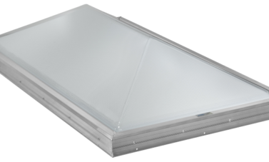 Thermoformed Prismatic Ridge Skylight with Frost Free Frames