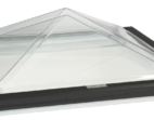 Thermoformed Acrylic Pyramid Skylight with PVC Curb Frame