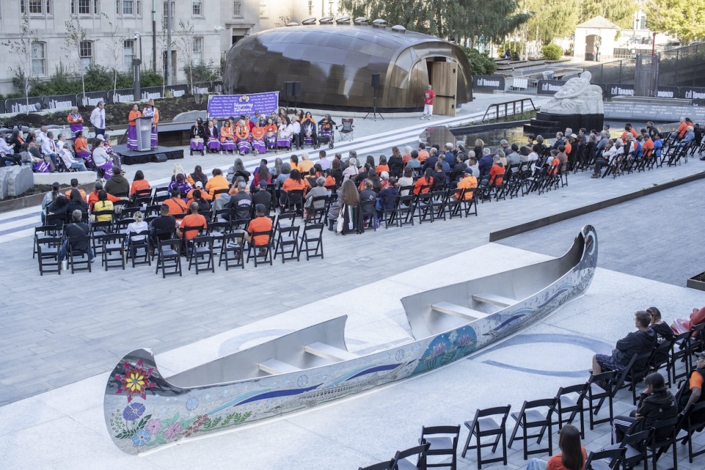 City of Toronto officially opened the Spirit Garden at Nathan Phillips Square on September 30, 2024