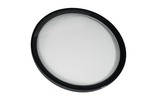 glass circular curbmount skylight
