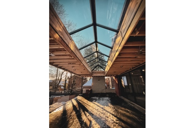 how to clean a skylight