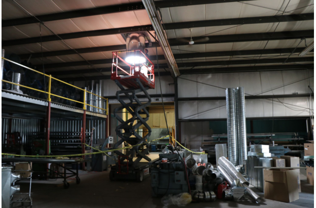 Installation of a Solar Tunnel in a Commercial Setting