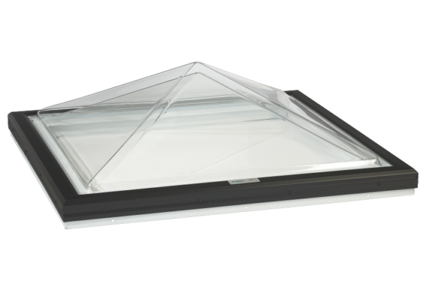 Thermoformed Acrylic Pyramid Skylight with PVC Curb Frame