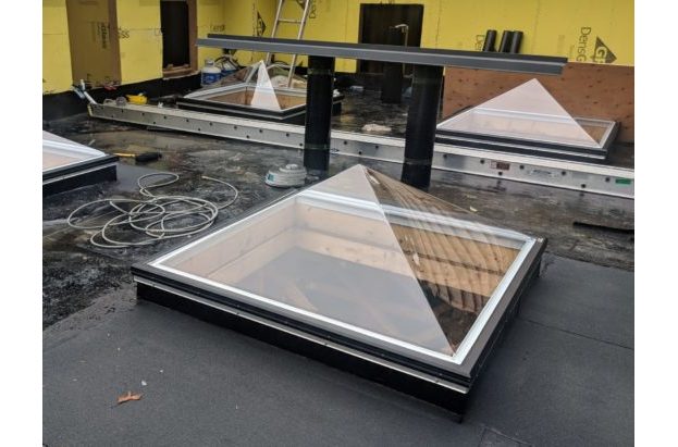 Thermoformed Acrylic Pyramid Skylight