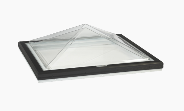 Thermoformed Acrylic Pyramid Skylight with PVC Curb Frame