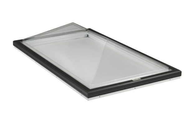Acrylic Ridge Pyramid with PVC Skylight Frame