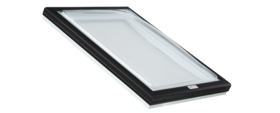 Skylight with Clear Acrylic Domes and PVC Curb Frame