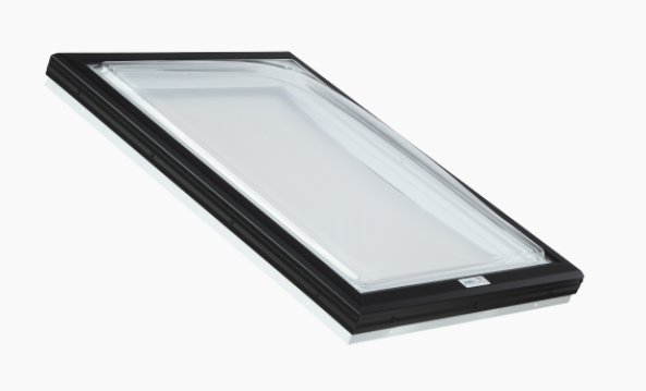 Skylight with Clear Acrylic Domes and PVC Curb Frame