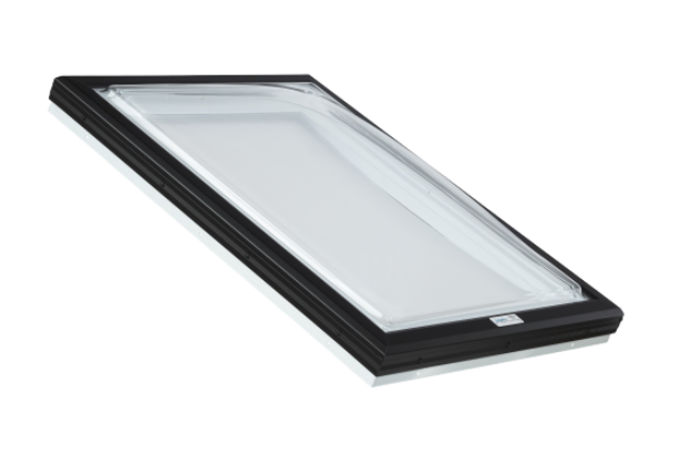 Skylight with Clear Acrylic Domes and PVC Curb Frame
