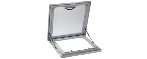 Opened Access Hatch Skylight