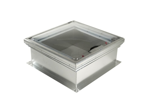e-gress hatchlite skylight with aluminum curb